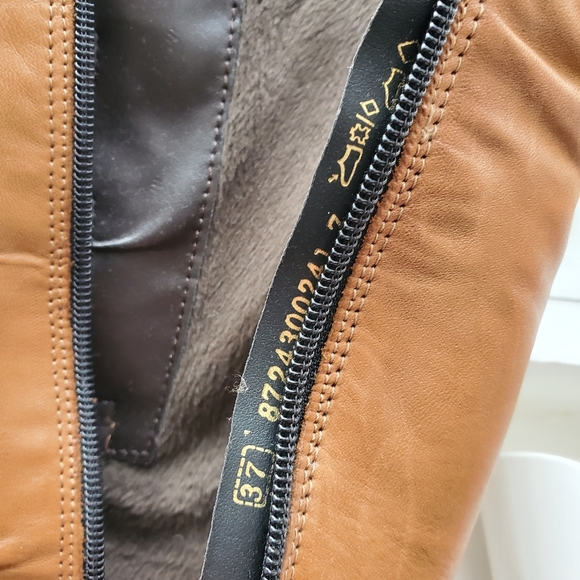 Remonte Dorndorf tall brown leather boots nwot - Picture 5 of 6